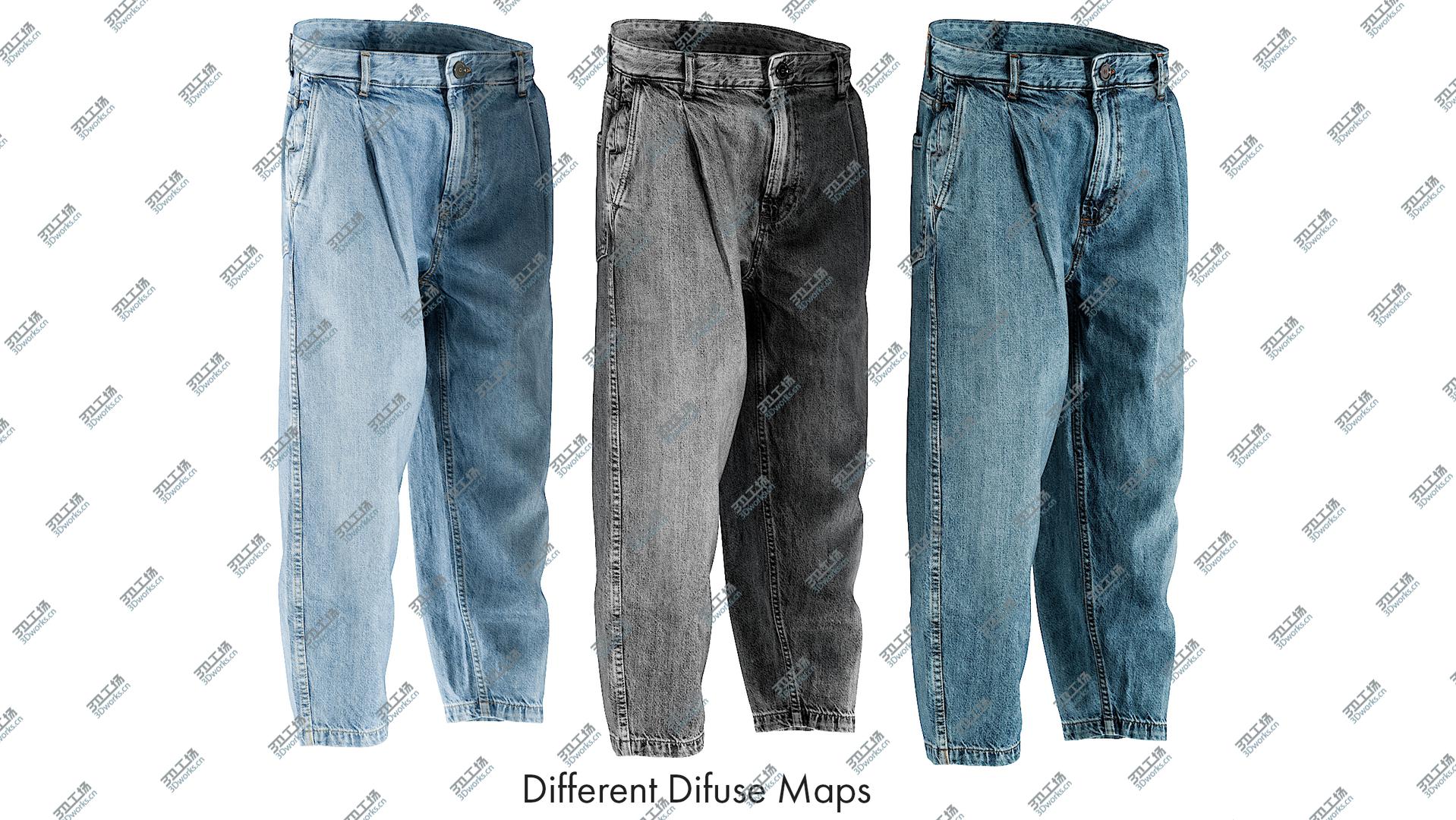 images/goods_img/202104094/3D model Men's Jeans Collection 5/4.jpg